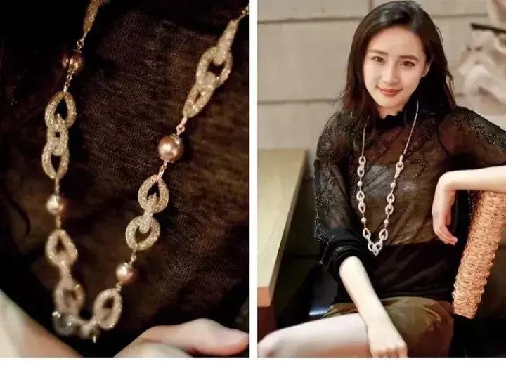 一根珍珠长款毛衣链怎么佩戴,长款珍珠毛衣链多种戴法