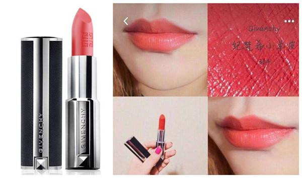 ysl娇兰纪梵希口红试色 (纪梵希小羊皮n37色号和娇兰214)