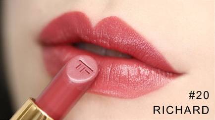 tf黑金黑管口红08价格,tf迷你黑管口红试色