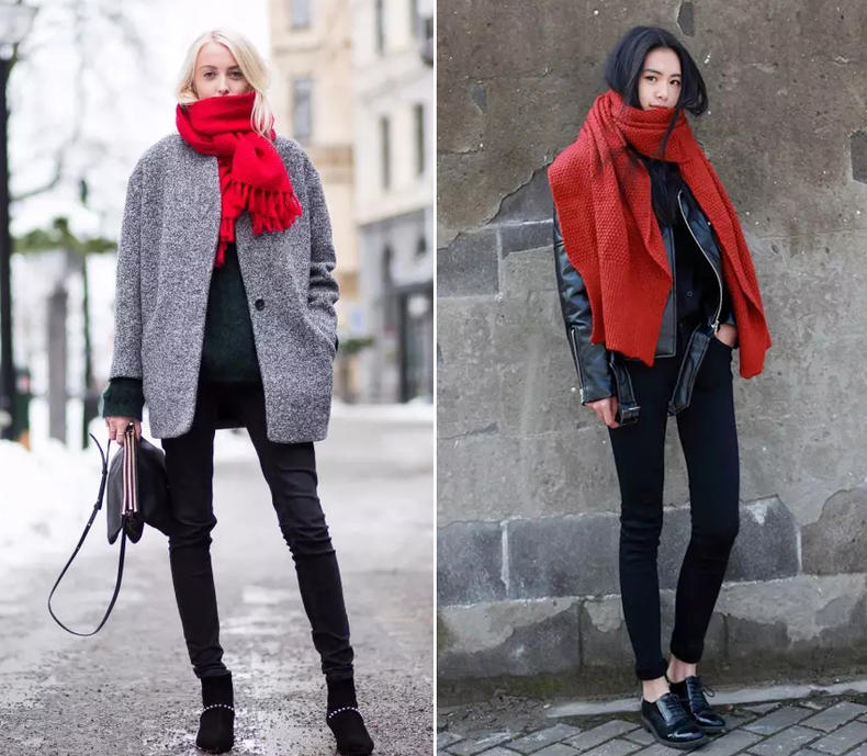 佛系着装真的很重要,森系穿搭围巾