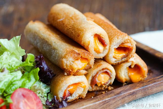 最简单的吐司卷做法,好吃到让人尖叫的吐司卷酥脆可口