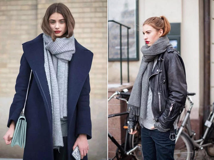 佛系着装真的很重要,森系穿搭围巾