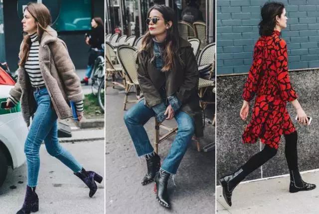 适合冬天小女生穿的黑色马丁靴,适合年轻小姐姐穿的衣服