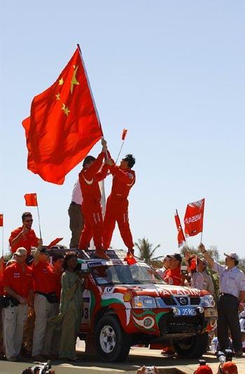 艰难的达喀尔拉力赛,达喀尔拉力赛凯旋