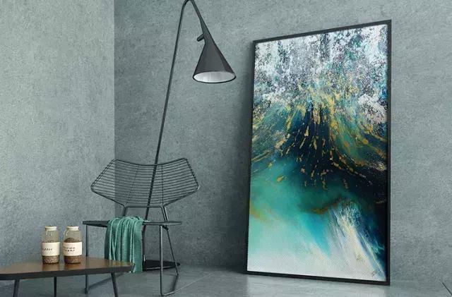 挂画这样选满屏的高级感,挂画极简侘寂轻奢挂画