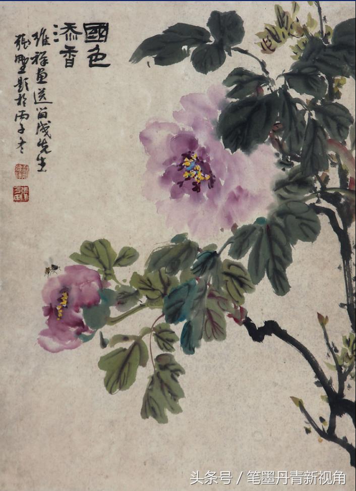 戴维祥国画作品欣赏,当代大写意花鸟画家作品图片