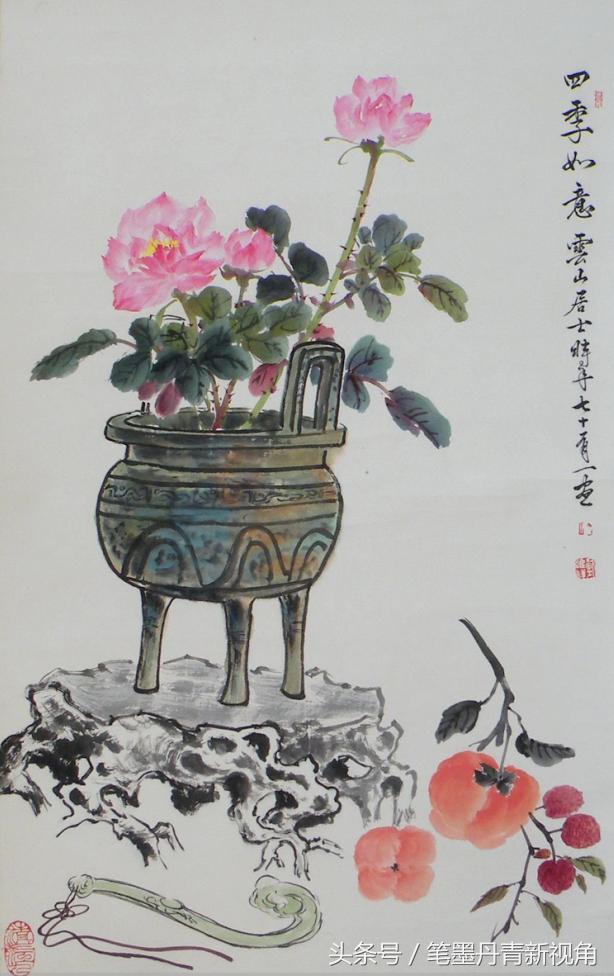 戴维祥国画作品欣赏,当代大写意花鸟画家作品图片