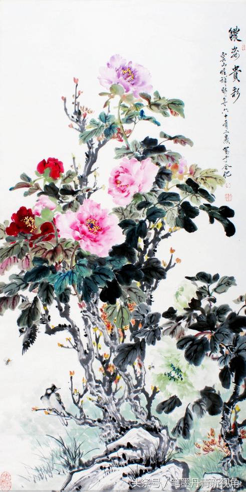 戴维祥国画作品欣赏,当代大写意花鸟画家作品图片