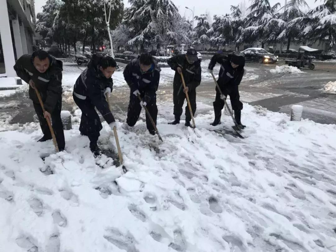 大雪袭城，却畅通无阻！只因为有可敬的他们