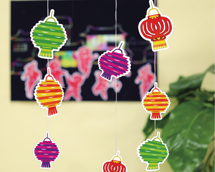 新年装饰手工幼儿园环创,幼儿园新年环创简单手工