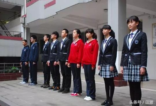 美国校服日本校服中国校服,世界各地的校服