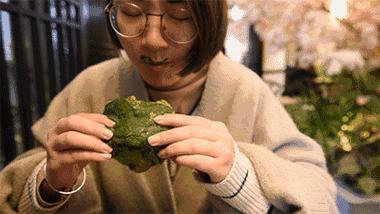 温州巷口日式庭院甜品屋!新出原谅色脏脏包,吃完脸都绿啦!