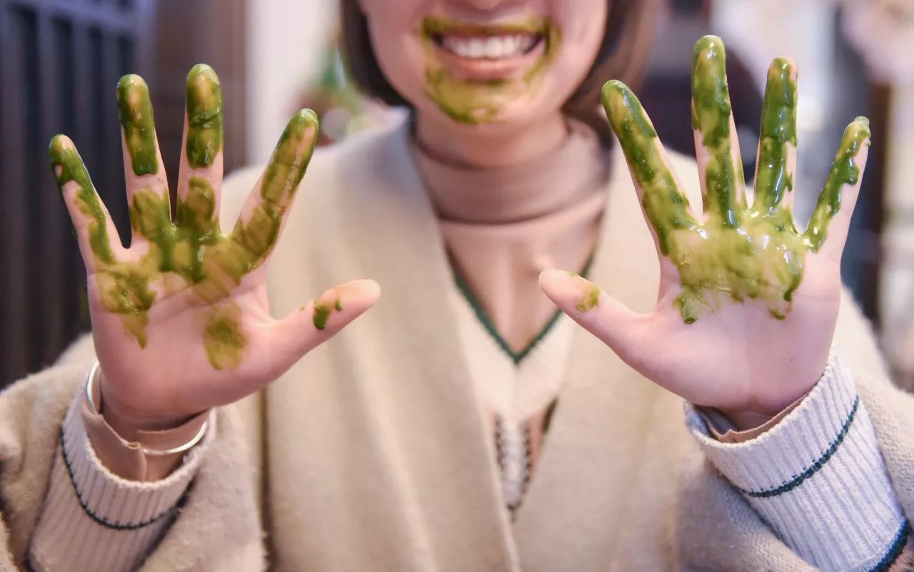 温州巷口日式庭院甜品屋!新出原谅色脏脏包,吃完脸都绿啦!