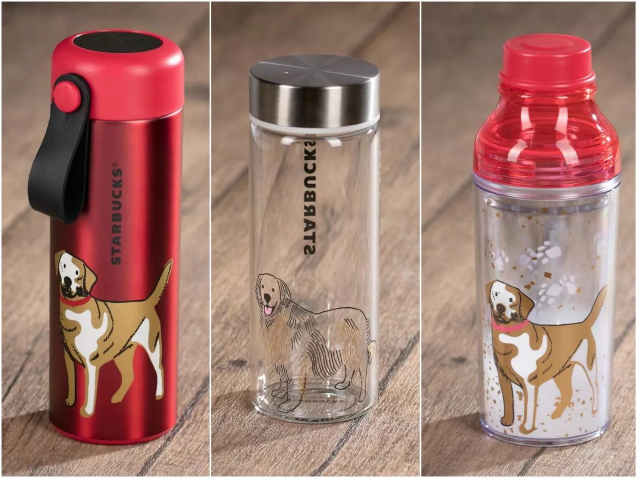 星巴克2018狗杯子,星巴克2018周年庆杯子
