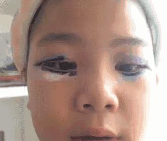 #你画的不是眼线是灵魂#竟然瞎画十年还不自知！