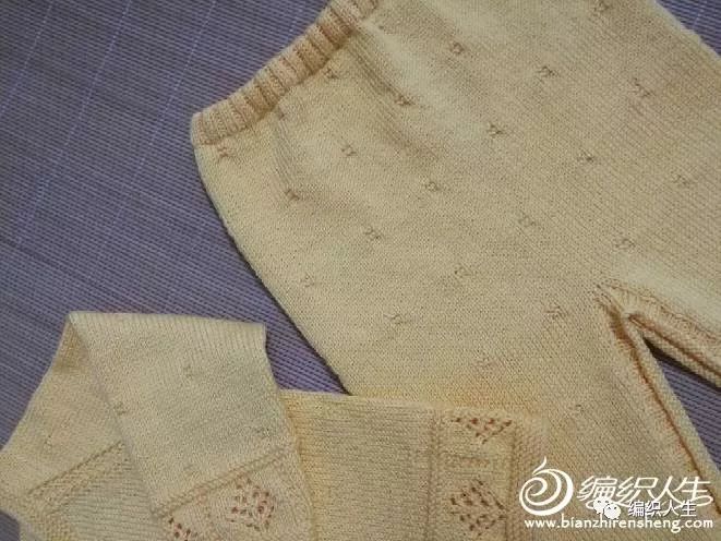 从上往下织宝宝带帽毛衣教程,婴儿分体套装开裆系扣春秋款