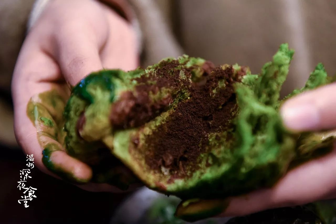 温州巷口日式庭院甜品屋!新出原谅色脏脏包,吃完脸都绿啦!