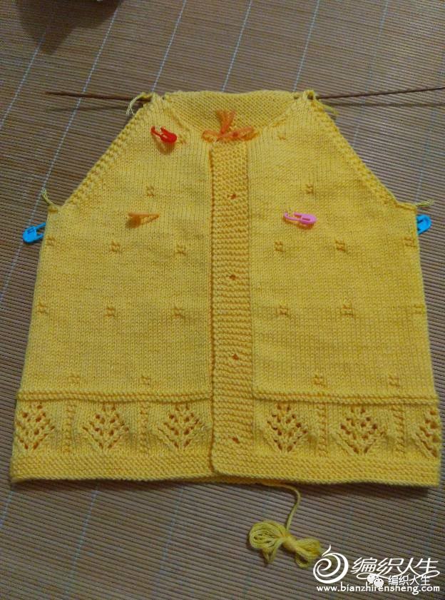 从上往下织宝宝带帽毛衣教程,婴儿分体套装开裆系扣春秋款