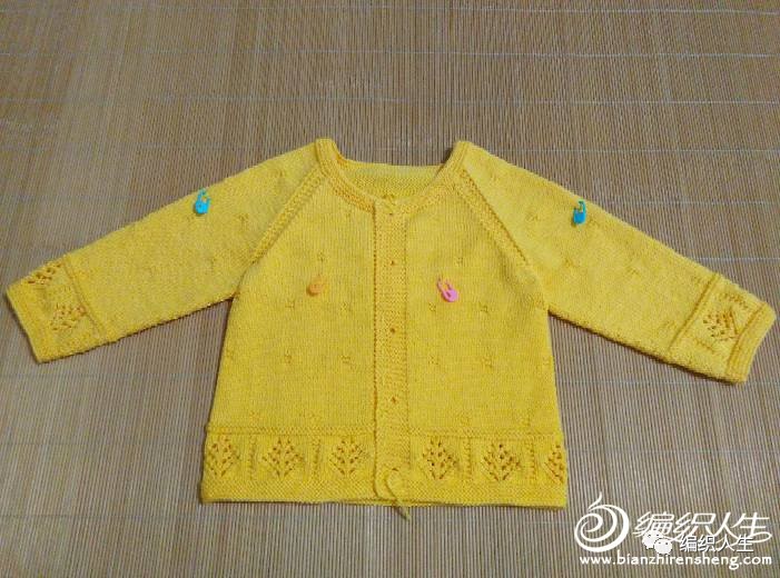 从上往下织宝宝带帽毛衣教程,婴儿分体套装开裆系扣春秋款