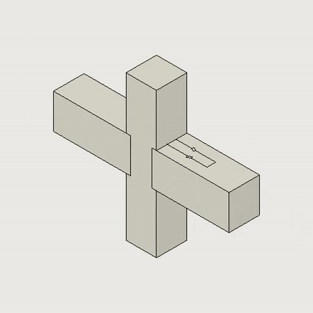 有关榫卯结构的小视频,全套榫卯结构gif动画