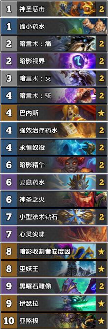 炉石2023.10最新卡组排行,炉石最新标准t1卡组