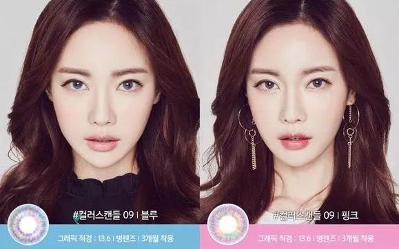 换美瞳=换张脸!韩国正在流行“银河系”彩片?