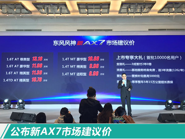 2022款东风风神ax7上市了吗,东风风神ax7最新款10万左右