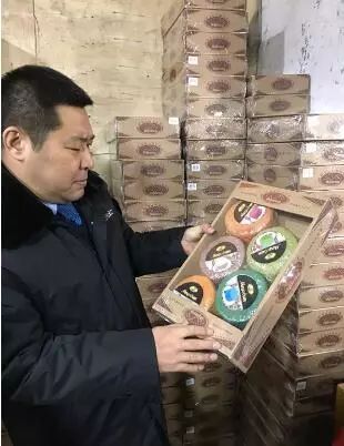 长春查扣233箱不合格提拉米苏