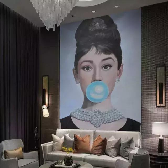 挂画这样选满屏的高级感,挂画极简侘寂轻奢挂画