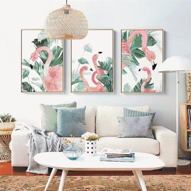 挂画这样选满屏的高级感,挂画极简侘寂轻奢挂画