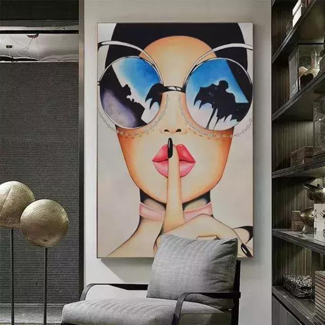 挂画这样选满屏的高级感,挂画极简侘寂轻奢挂画