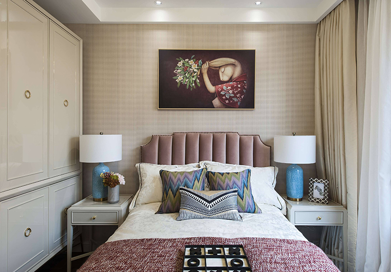 美式混搭别墅装修南昌,南昌经开区正荣府118平装修效果图