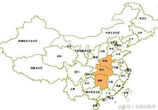 华中地区包括三个省，而以华中命名的211大学只在这个省