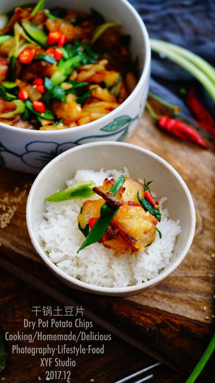 干锅腊肉土豆片超下饭的,简单又下饭的干锅土豆片图文