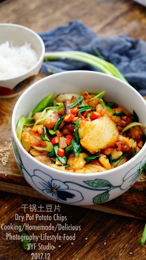干锅腊肉土豆片超下饭的,简单又下饭的干锅土豆片图文