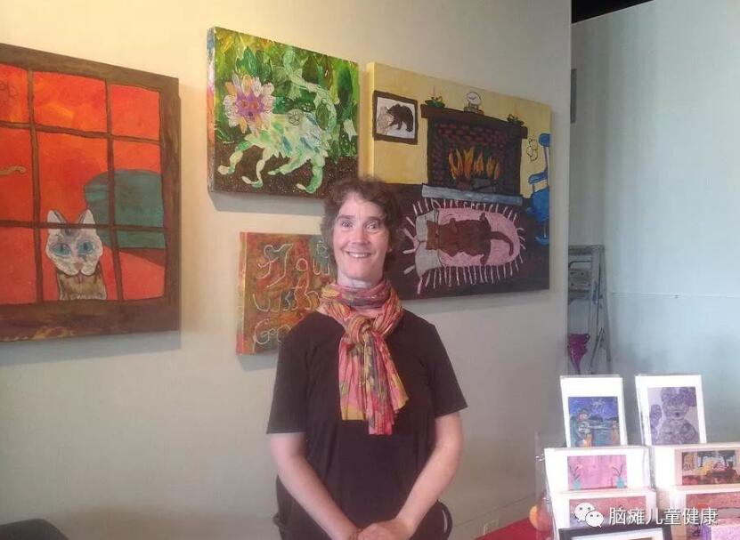 脑瘫画家AJ·布朗,勾勒生命的色彩