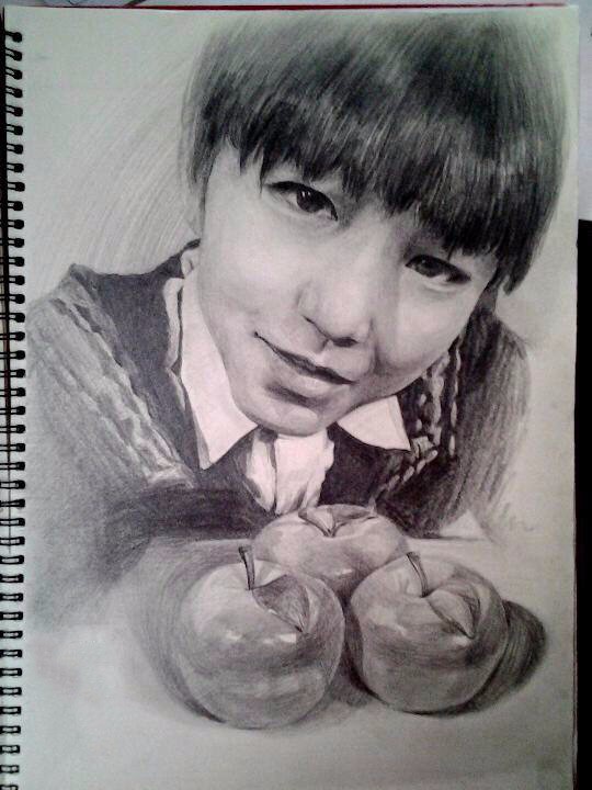 素描，彩铅！王俊凯的画像真的太美！