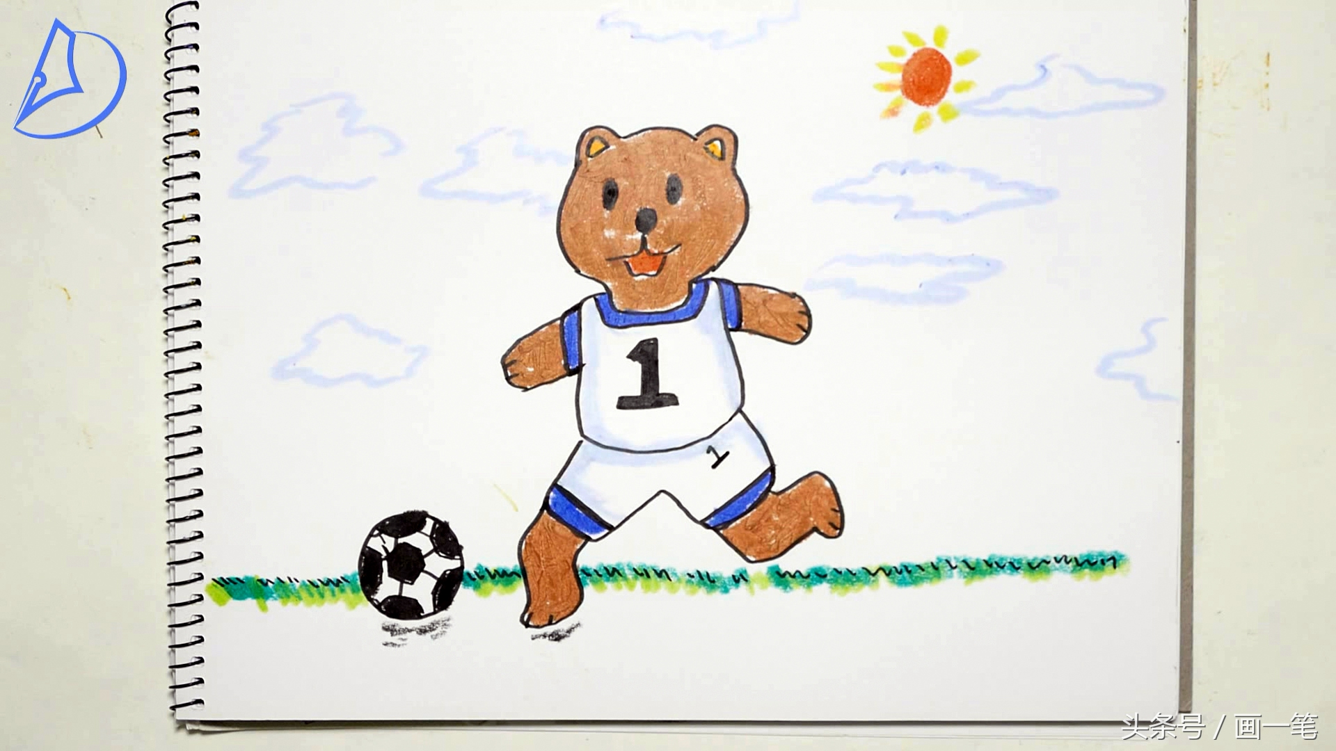 家长给孩子画画涂色,家长画画小孩涂色