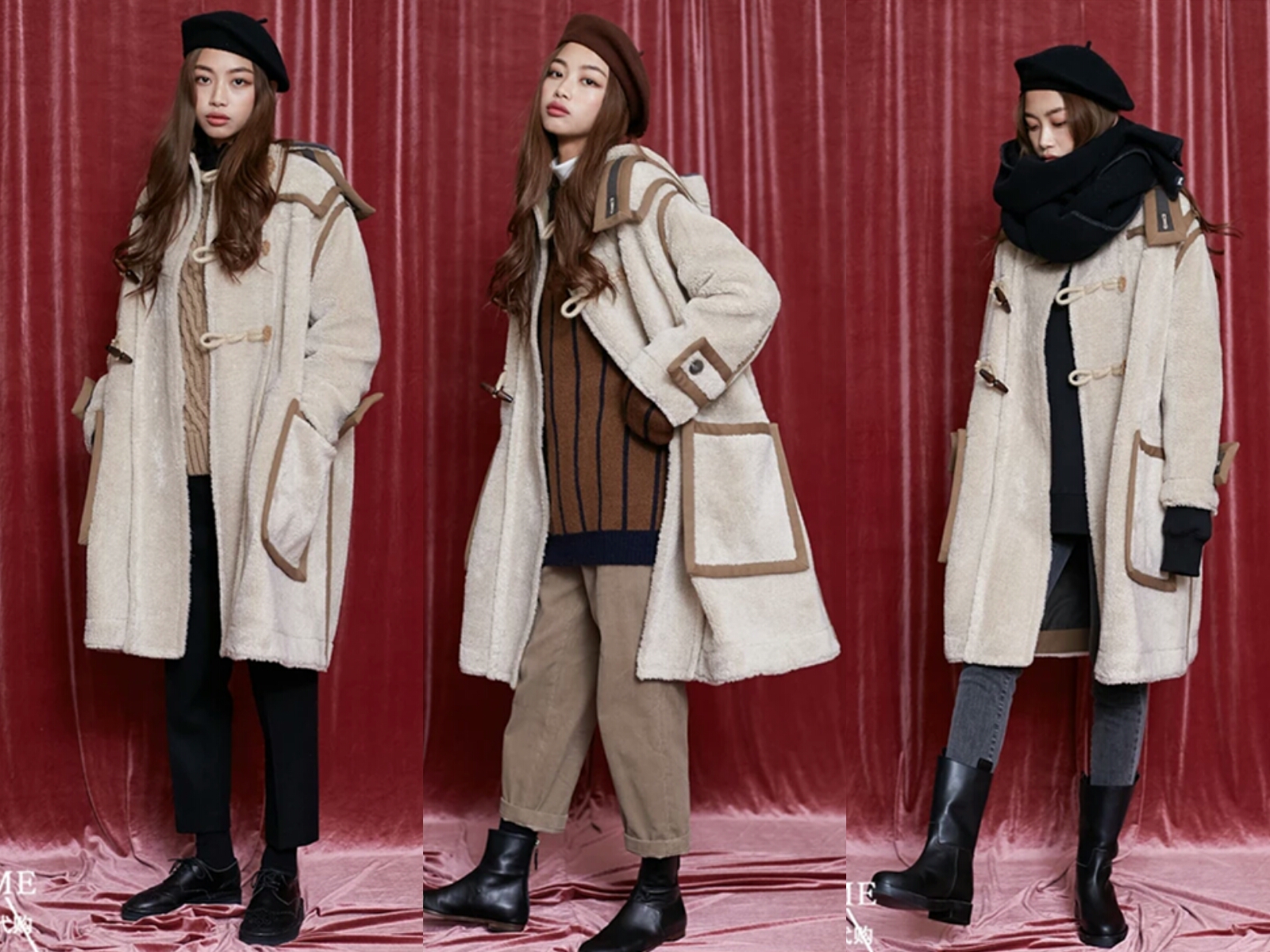 过年大衣穿搭,过年红色大衣怎么搭配