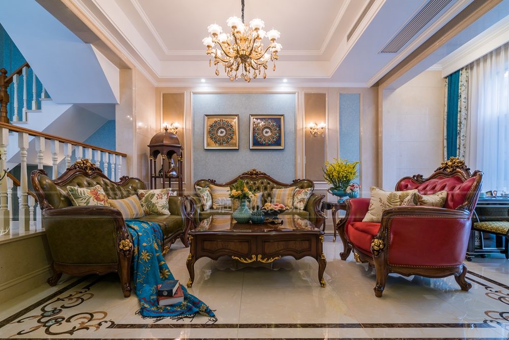 华府庄园7号楼全屋效果,华府庄园双拼别墅