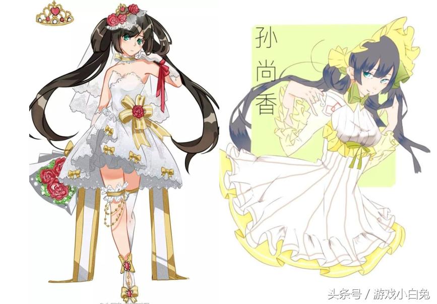王者荣耀孙尚香和不同射手对线,王者荣耀中的孙尚香和刘备的皮肤