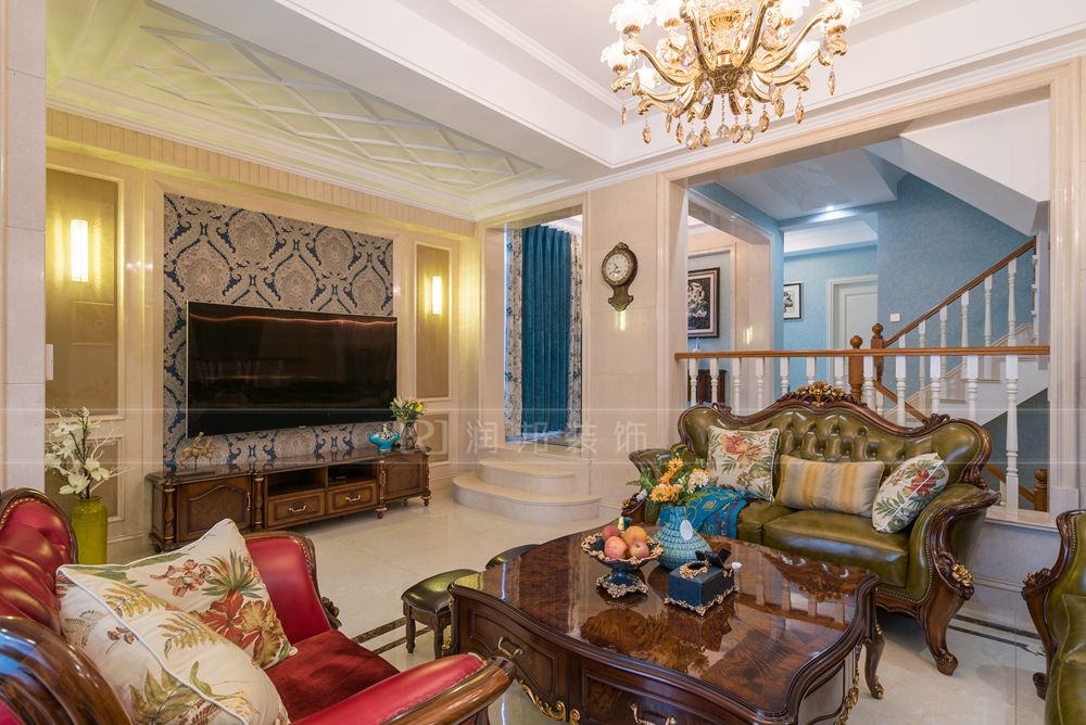 华府庄园7号楼全屋效果,华府庄园双拼别墅