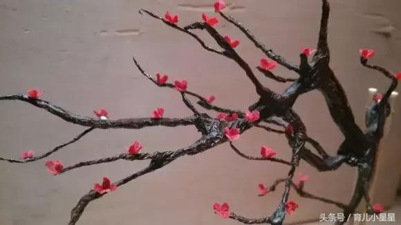 儿童梅花手工制作,儿童手工制作梅花