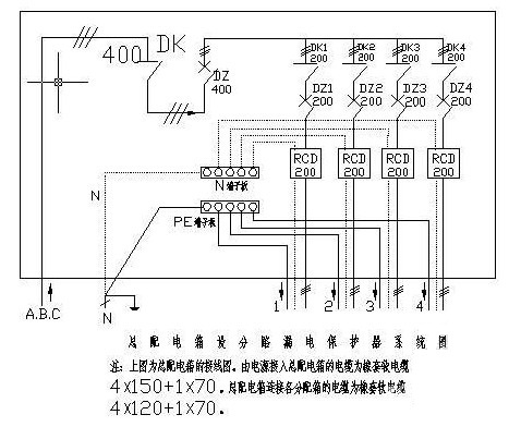 漏电保护器使用接线方法示意图,电工高手支招漏电保护器接线方法