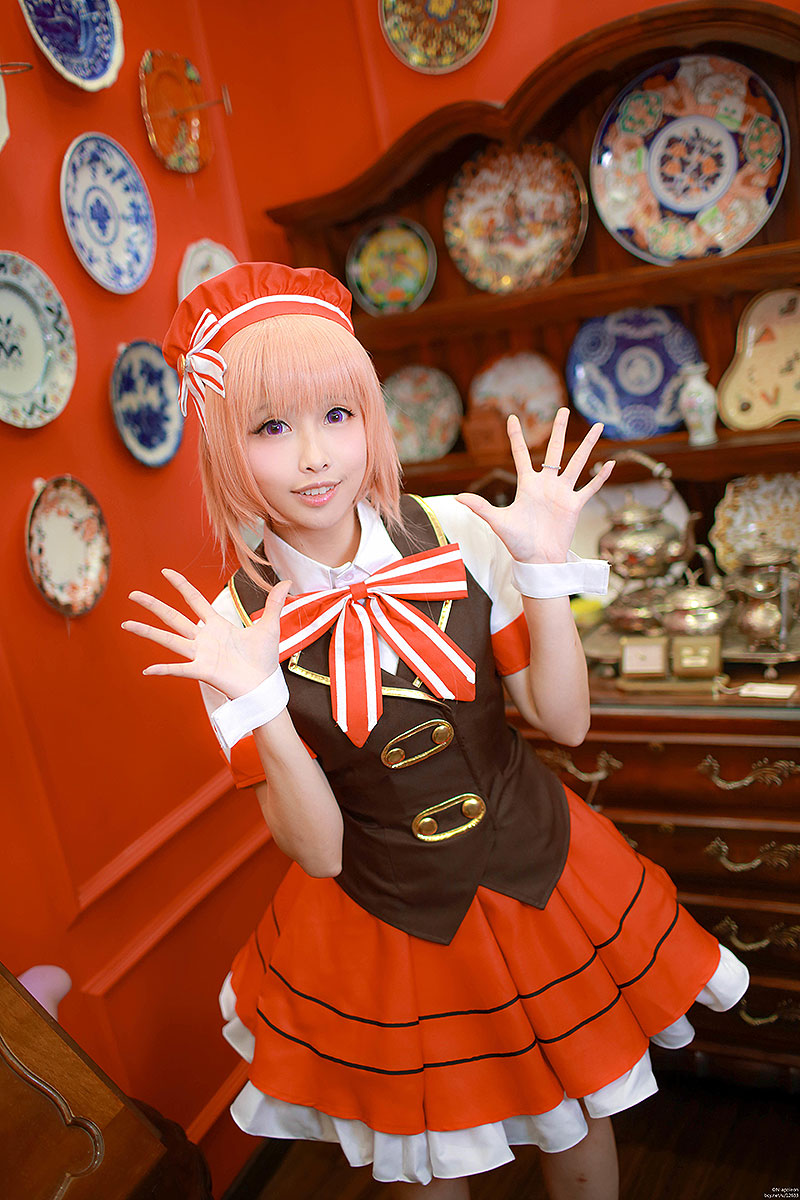 宇治松千夜cos眼妆,宇治松千夜粘土人