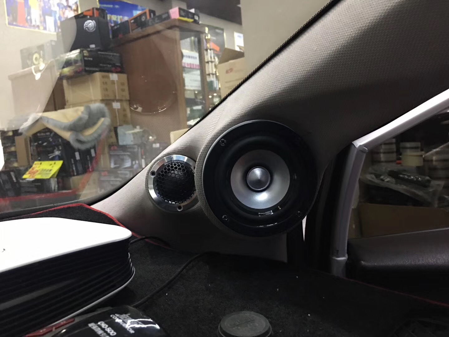汕头星悦音响改装效果,汕头汽车音响改装宝马