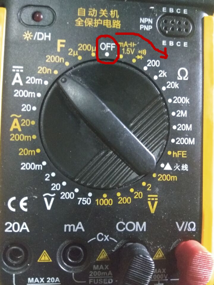 万用表各档位使用方法顺口溜,万用表测量温度的档位是哪个档位