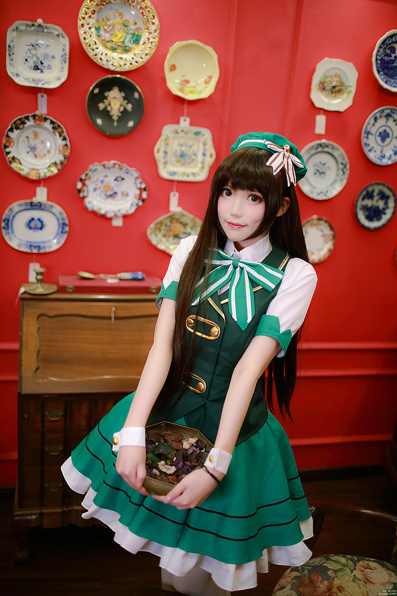 宇治松千夜cos眼妆,宇治松千夜粘土人