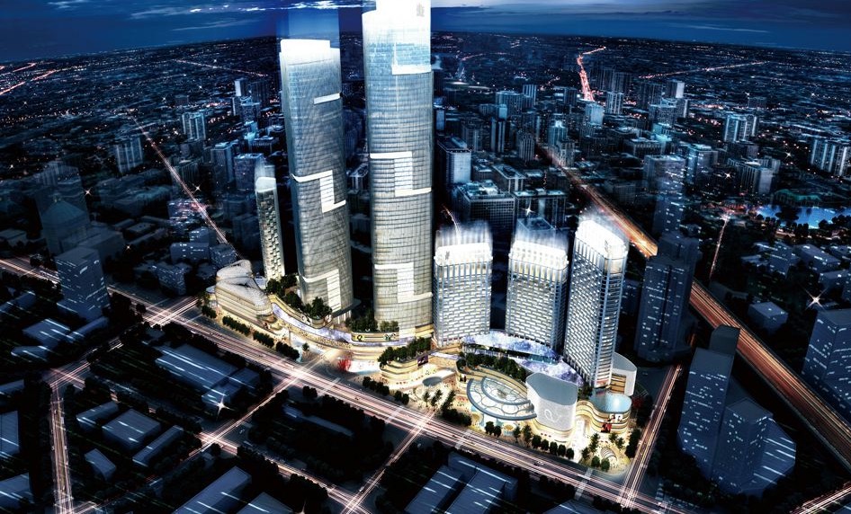 杨家坪商圈中迪广场最新动态,杨家坪中迪广场效果图