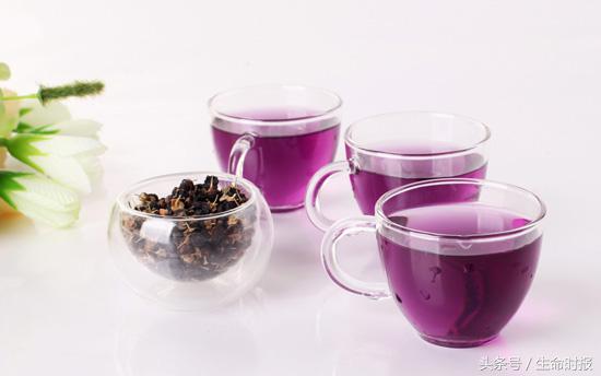 黑枸杞泡水里面滴白醋了还能喝吗,黑枸杞紫药水